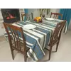 Лляна скатертина з орнаментом Синій, 110x145 см, + 6 серветок Лляна скатертина з орнаментом Синій, 110x145 см, + 6 серветок