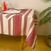 Лляна скатертина з орнаментом Червоний, 220х145 см, + 6 серветок Лляна скатертина з орнаментом Червоний, 220х145 см, + 6 серветок