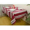 Святкова новорічна скатертина з вишивкою Червоний, 115х145 см, + 6 серветок Святкова новорічна скатертина з вишивкою Червоний, 115х145 см, + 6 серветок
