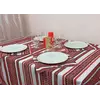 Святкова ткана скатертина з орнаментом + 6 серветок, 115х145 см, Червоний Святкова ткана скатертина з орнаментом + 6 серветок, 115х145 см, Червоний