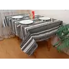Святкова ткана скатертина з орнаментом + 6 серветок, 115х145 см, Синій Святкова ткана скатертина з орнаментом + 6 серветок, 115х145 см, Синій