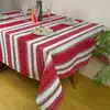 Святкова новорічна скатертина з вишивкою Червоний, 230х145 см, Без серветок Святкова новорічна скатертина з вишивкою Червоний, 230х145 см, Без серветок