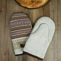 Прихватка для кухні "Промінчик" коричнева Прихватка для кухні "Промінчик" коричнева