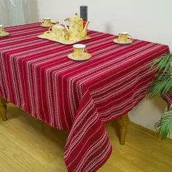 Скатертина вишита на стіл від 345 грн 34, Етнічні, 228х145 см, + 6 серветок, бордо-білий, 34 Скатертина вишита на стіл від 345 грн 34, Етнічні, 228х145 см, + 6 серветок, бордо-білий, 34
