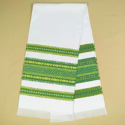 Вишитий рушник тканий 150см. Вишитий рушник тканий 150см.