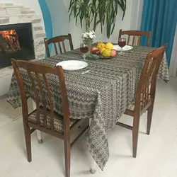 Святкова скатертина ткана з орнаментом 230х145 см, + 6 серветок Святкова скатертина ткана з орнаментом 230х145 см, + 6 серветок