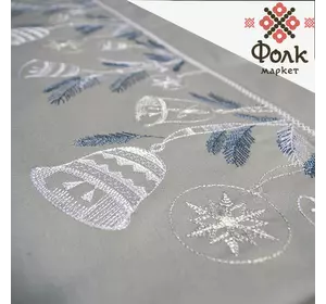 Новорічна скатертина оливкова Новорічна скатертина оливкова